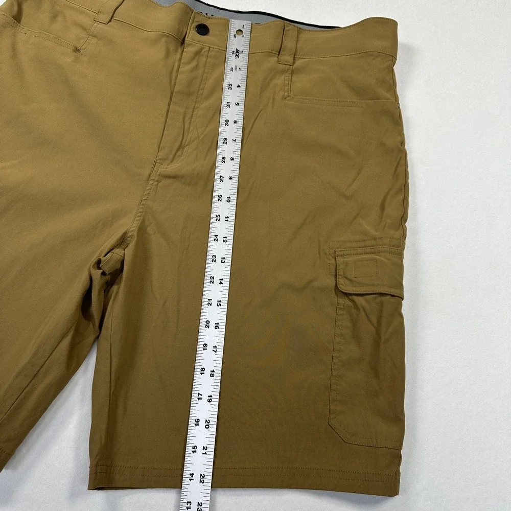 Orvis Cargo Shorts 40 Brown Stretch Hiking Utility Gorpcore Outdoor Lightweight